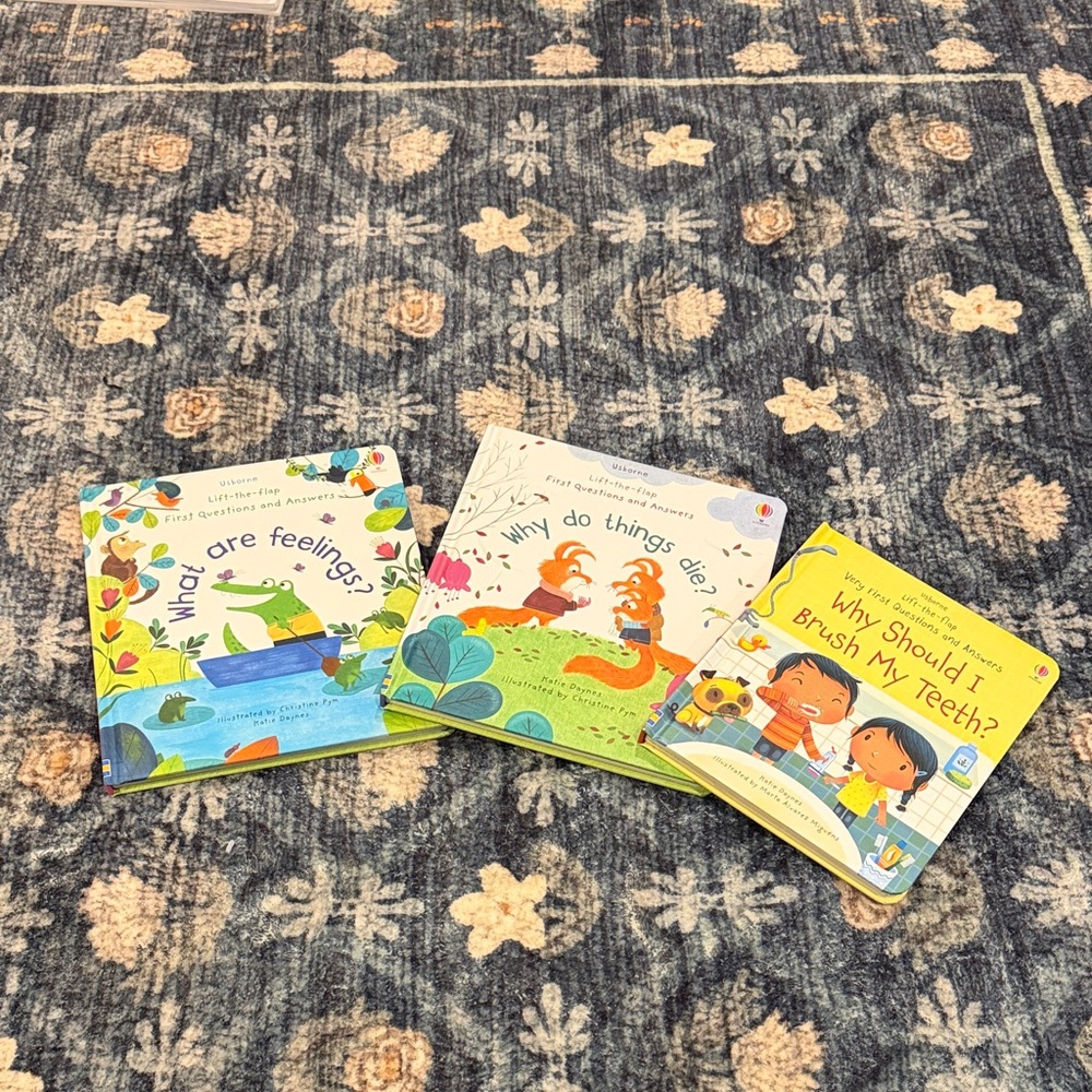 Usborne Lift-the-flap Very First Questions and Answers Books